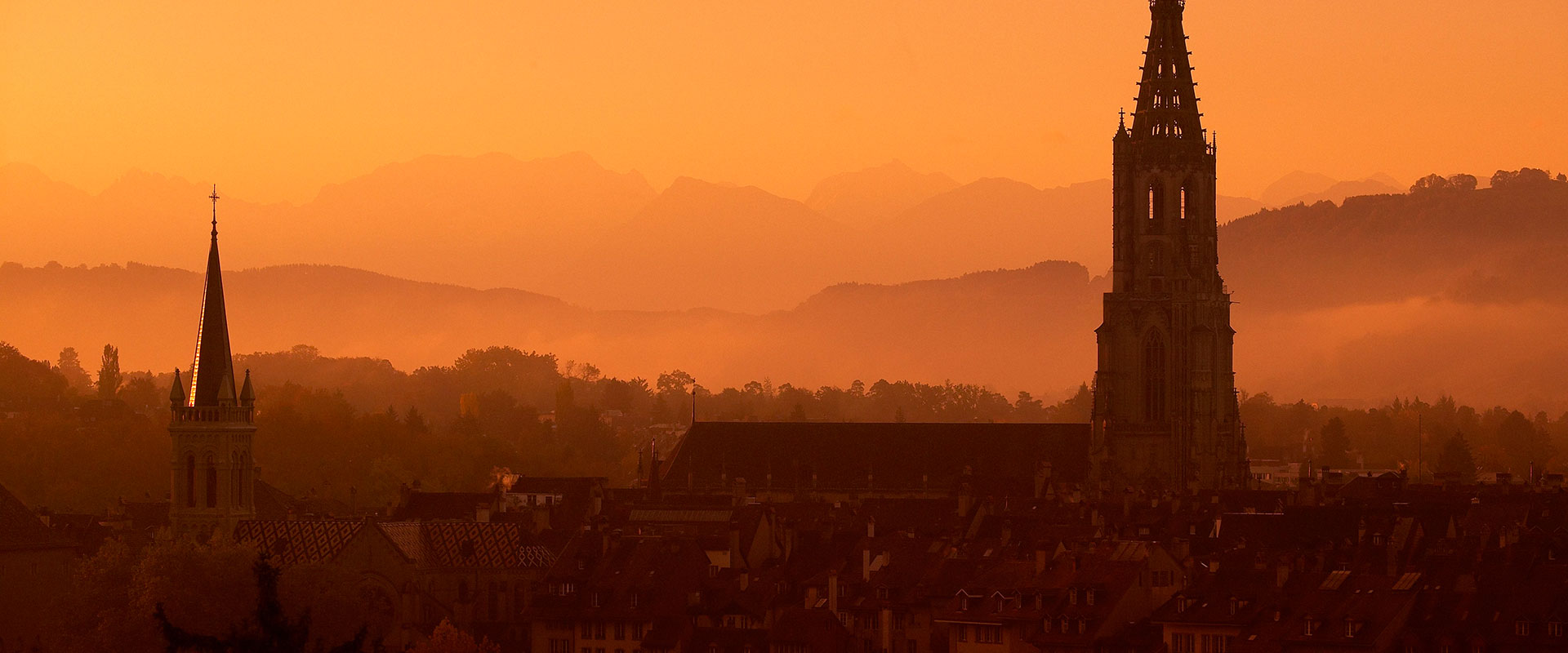 Hotel Baeren Bern Muenster Sonnenuntergang